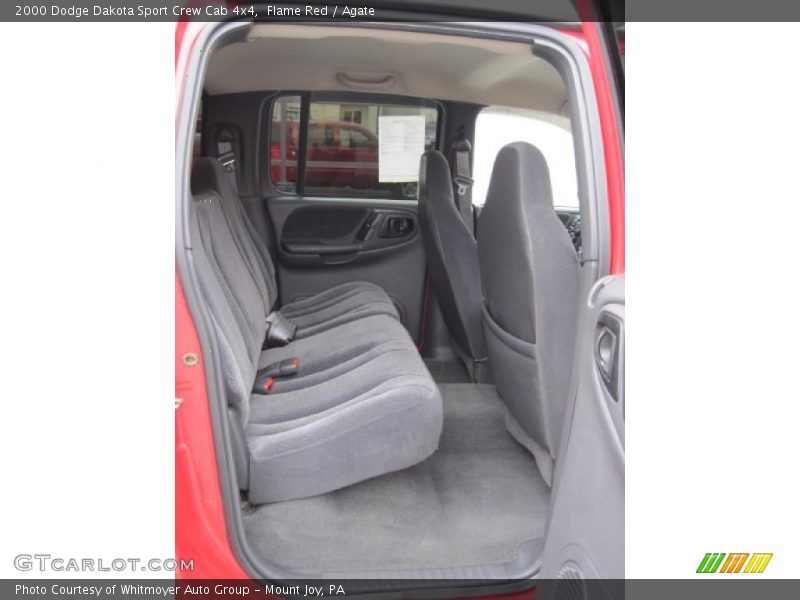 Flame Red / Agate 2000 Dodge Dakota Sport Crew Cab 4x4