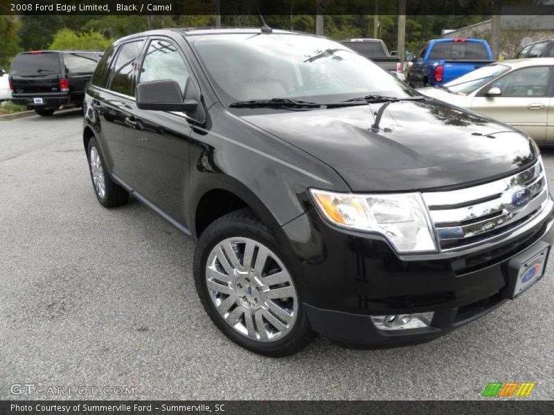 Black / Camel 2008 Ford Edge Limited