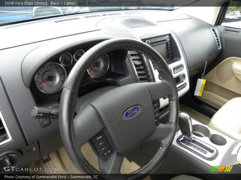 Black / Camel 2008 Ford Edge Limited
