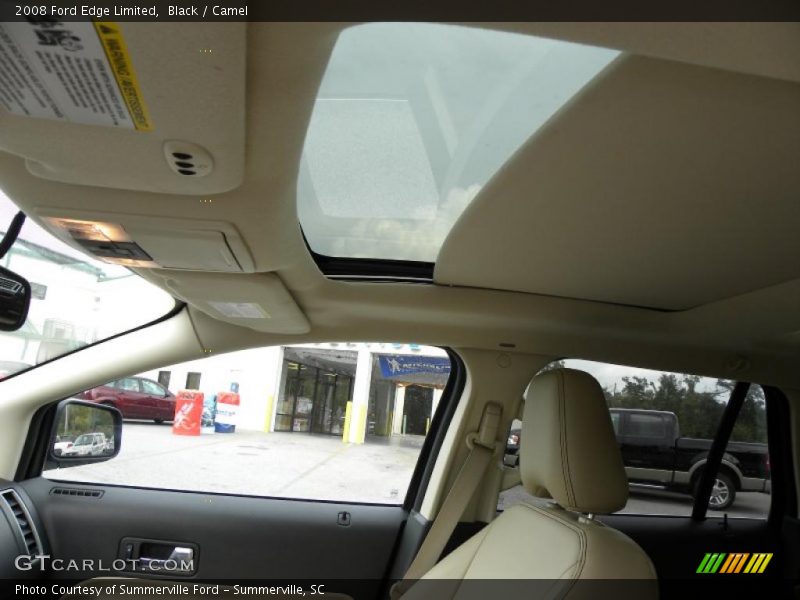 Black / Camel 2008 Ford Edge Limited