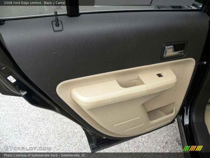 Black / Camel 2008 Ford Edge Limited