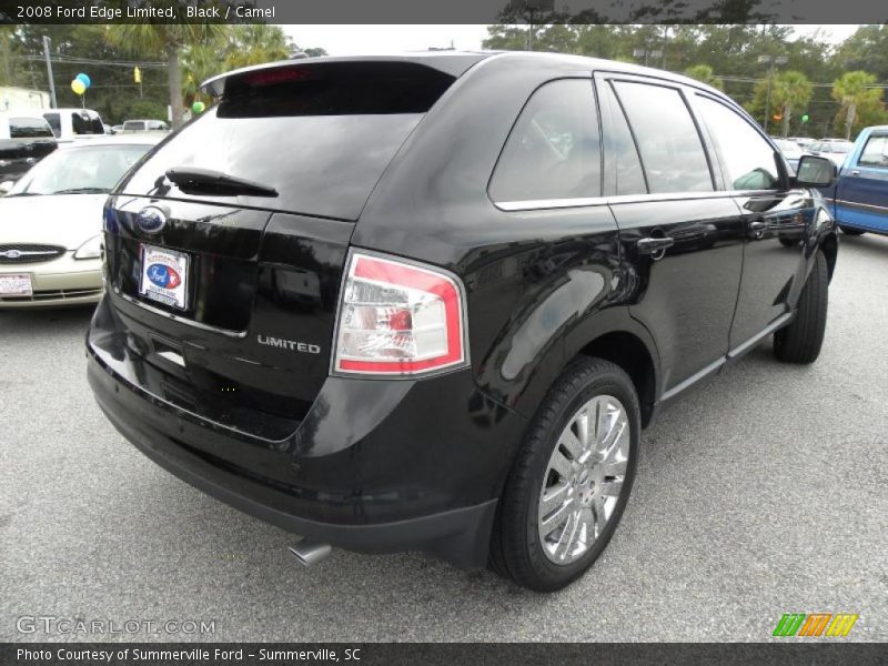 Black / Camel 2008 Ford Edge Limited