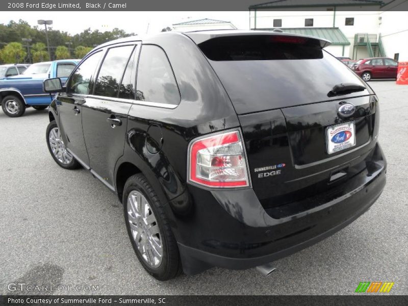 Black / Camel 2008 Ford Edge Limited