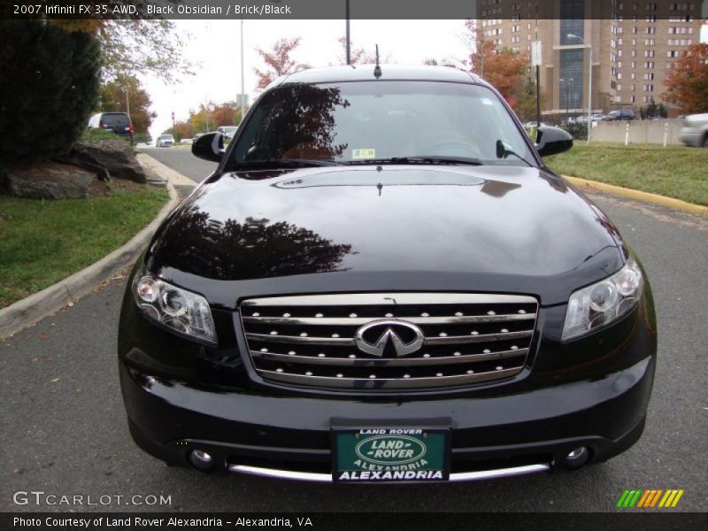 Black Obsidian / Brick/Black 2007 Infiniti FX 35 AWD