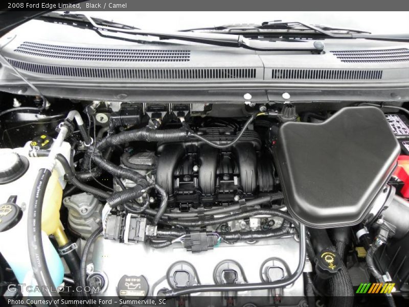 Black / Camel 2008 Ford Edge Limited