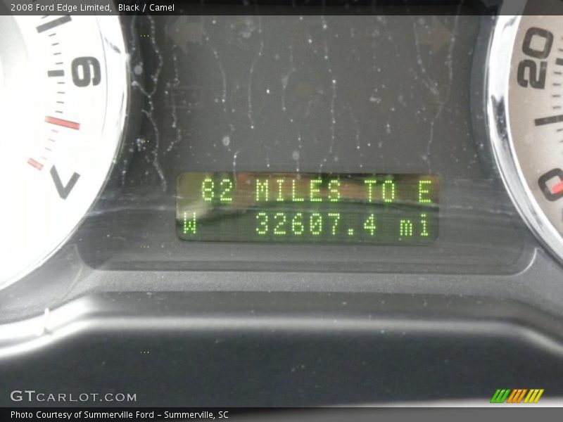 Black / Camel 2008 Ford Edge Limited
