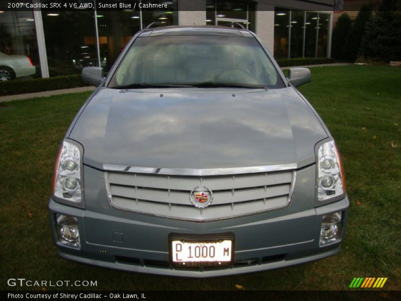 Sunset Blue / Cashmere 2007 Cadillac SRX 4 V6 AWD