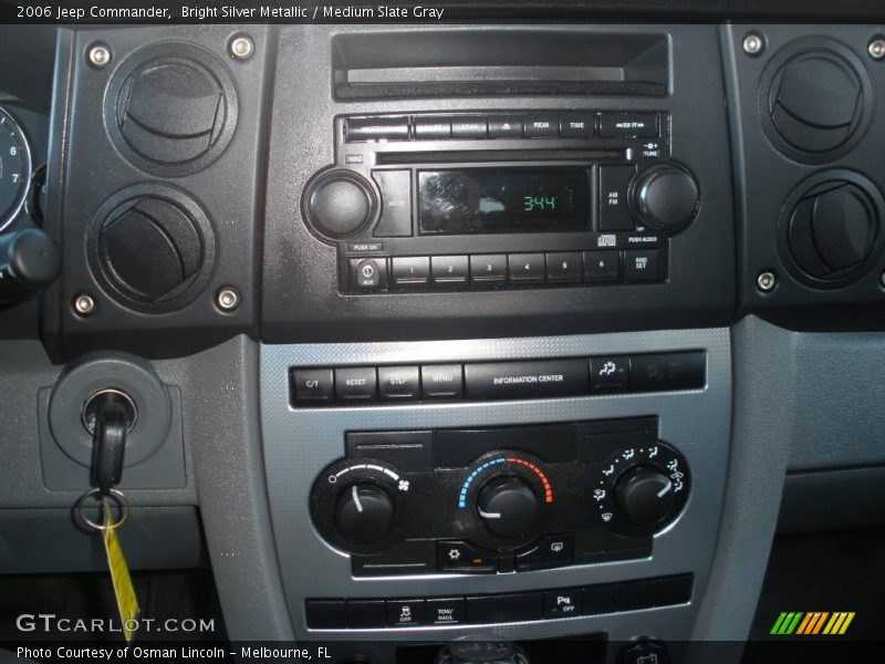 Bright Silver Metallic / Medium Slate Gray 2006 Jeep Commander