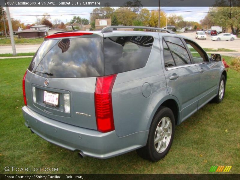 Sunset Blue / Cashmere 2007 Cadillac SRX 4 V6 AWD
