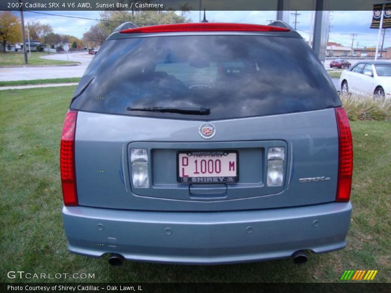 Sunset Blue / Cashmere 2007 Cadillac SRX 4 V6 AWD