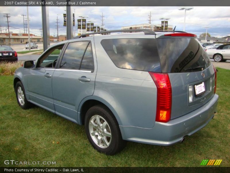 Sunset Blue / Cashmere 2007 Cadillac SRX 4 V6 AWD