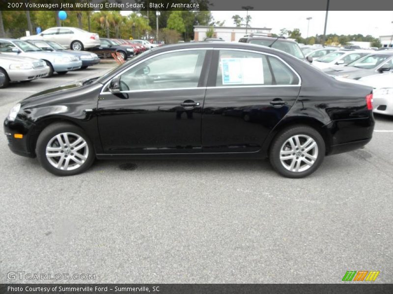 Black / Anthracite 2007 Volkswagen Jetta Wolfsburg Edition Sedan