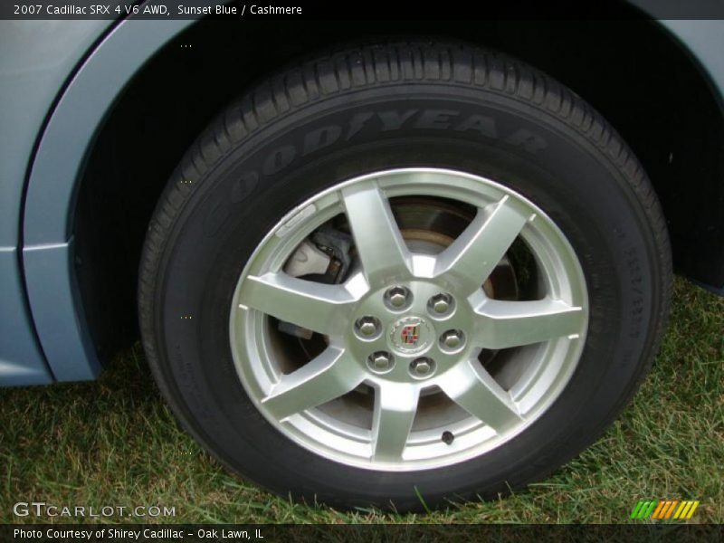 Sunset Blue / Cashmere 2007 Cadillac SRX 4 V6 AWD