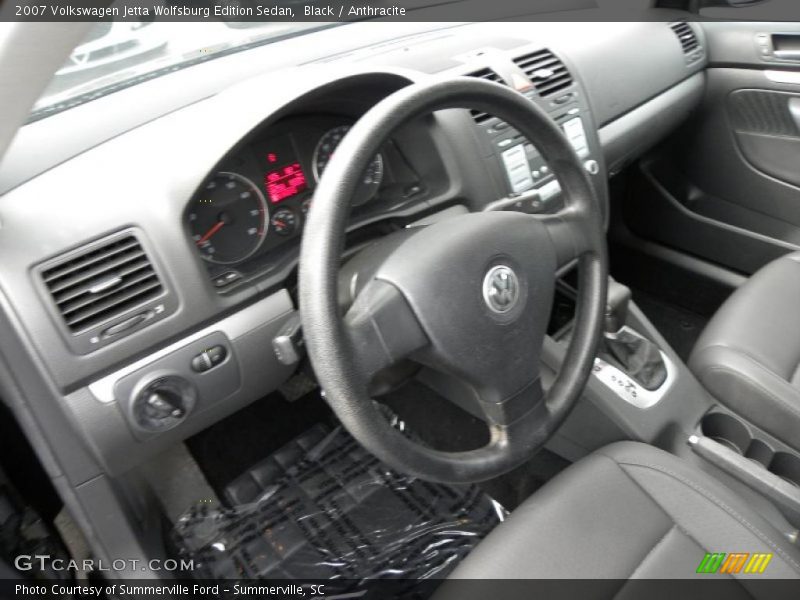 Black / Anthracite 2007 Volkswagen Jetta Wolfsburg Edition Sedan