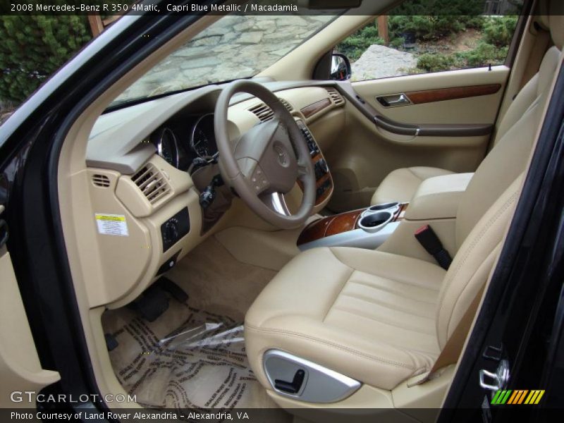 Capri Blue Metallic / Macadamia 2008 Mercedes-Benz R 350 4Matic