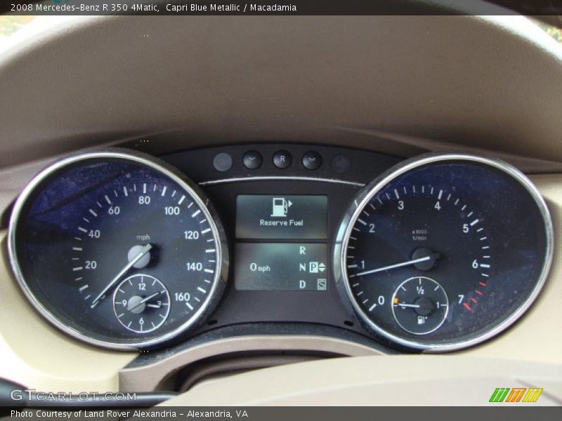 Capri Blue Metallic / Macadamia 2008 Mercedes-Benz R 350 4Matic