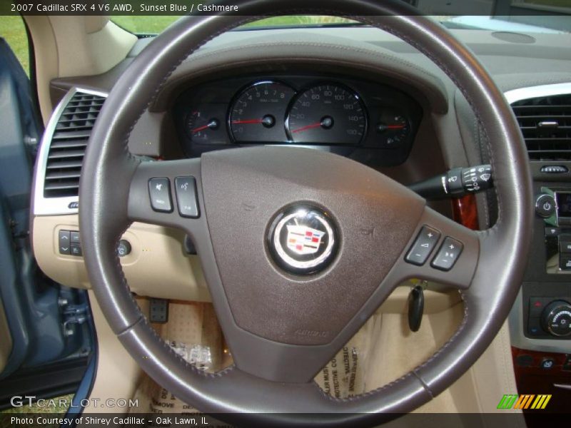 Sunset Blue / Cashmere 2007 Cadillac SRX 4 V6 AWD