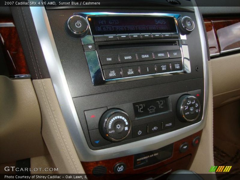 Sunset Blue / Cashmere 2007 Cadillac SRX 4 V6 AWD