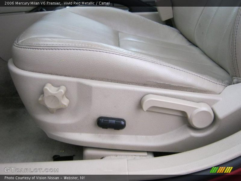 Vivid Red Metallic / Camel 2006 Mercury Milan V6 Premier