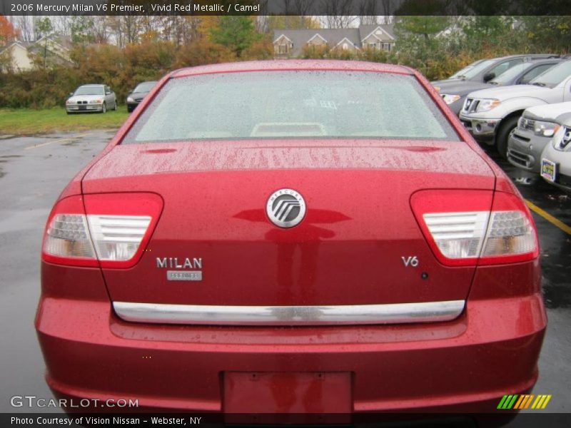 Vivid Red Metallic / Camel 2006 Mercury Milan V6 Premier