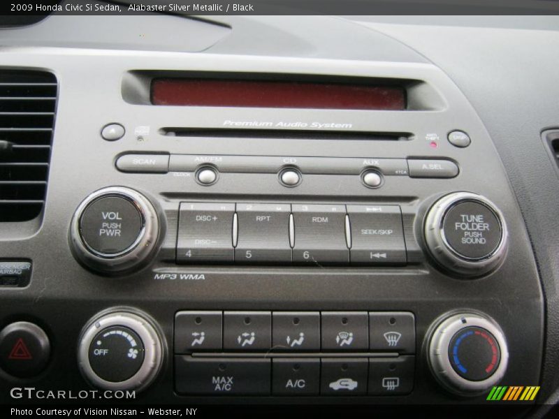 Controls of 2009 Civic Si Sedan