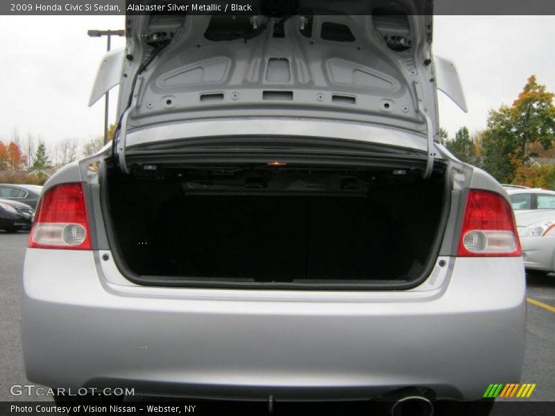 Alabaster Silver Metallic / Black 2009 Honda Civic Si Sedan
