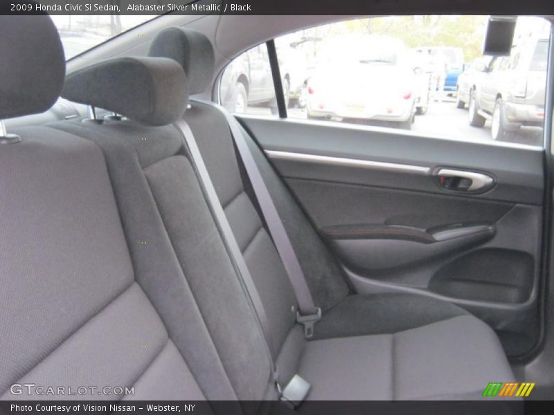 Alabaster Silver Metallic / Black 2009 Honda Civic Si Sedan