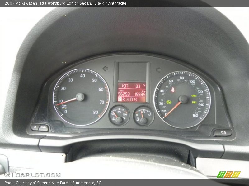 Black / Anthracite 2007 Volkswagen Jetta Wolfsburg Edition Sedan