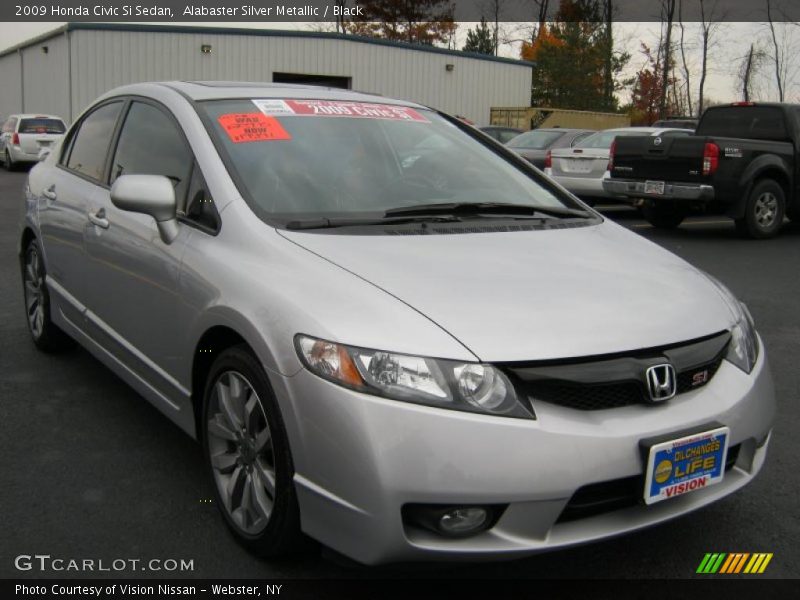 Front 3/4 View of 2009 Civic Si Sedan