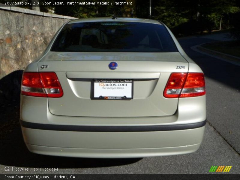 Parchment Silver Metallic / Parchment 2007 Saab 9-3 2.0T Sport Sedan