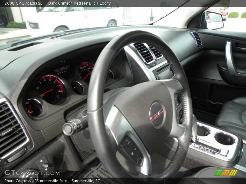 Dark Crimson Red Metallic / Ebony 2008 GMC Acadia SLT