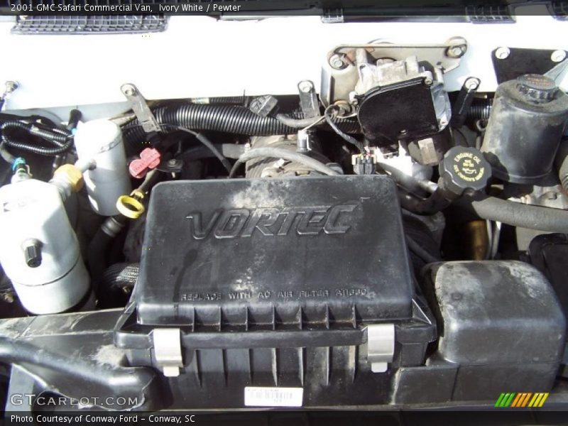 Ivory White / Pewter 2001 GMC Safari Commercial Van