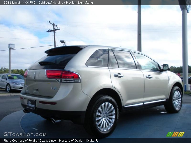 Gold Leaf Metallic / Medium Light Stone 2011 Lincoln MKX FWD