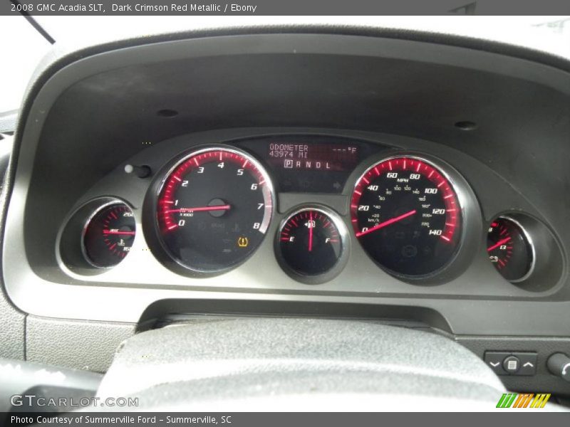  2008 Acadia SLT SLT Gauges
