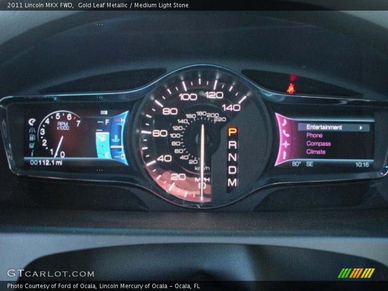  2011 MKX FWD FWD Gauges