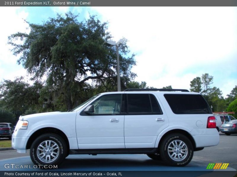 Oxford White / Camel 2011 Ford Expedition XLT