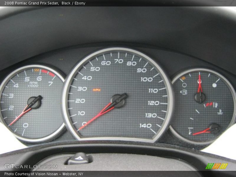 Black / Ebony 2008 Pontiac Grand Prix Sedan
