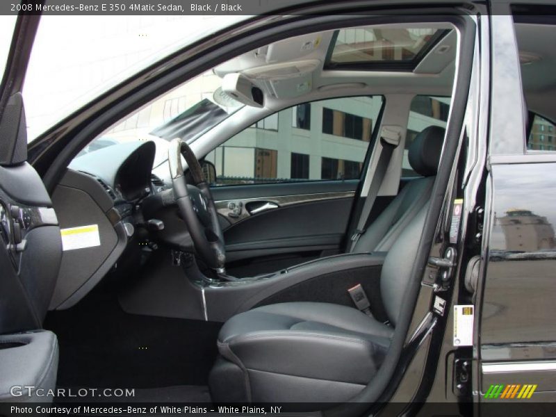 Black / Black 2008 Mercedes-Benz E 350 4Matic Sedan