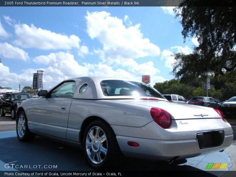 Platinum Silver Metallic / Black Ink 2005 Ford Thunderbird Premium Roadster