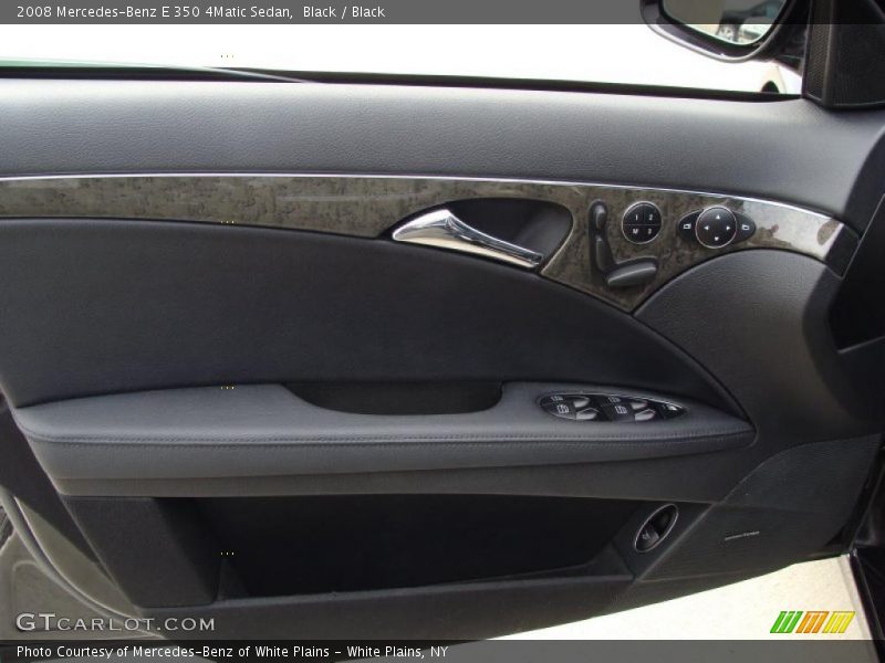 Black / Black 2008 Mercedes-Benz E 350 4Matic Sedan