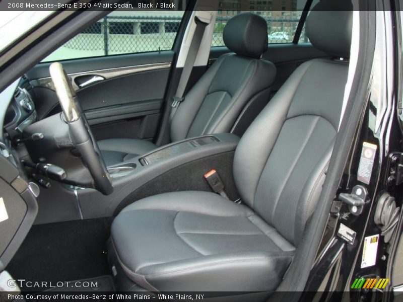 Black / Black 2008 Mercedes-Benz E 350 4Matic Sedan