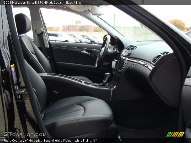 Black / Black 2008 Mercedes-Benz E 350 4Matic Sedan
