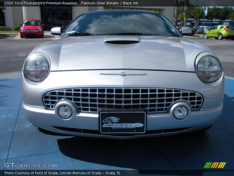 Platinum Silver Metallic / Black Ink 2005 Ford Thunderbird Premium Roadster