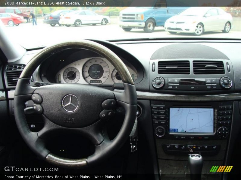 Black / Black 2008 Mercedes-Benz E 350 4Matic Sedan