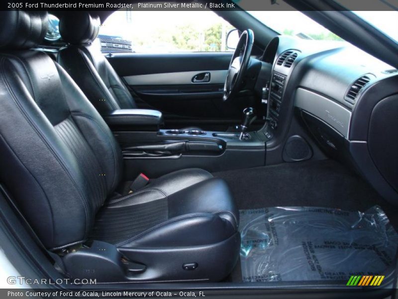  2005 Thunderbird Premium Roadster Black Ink Interior