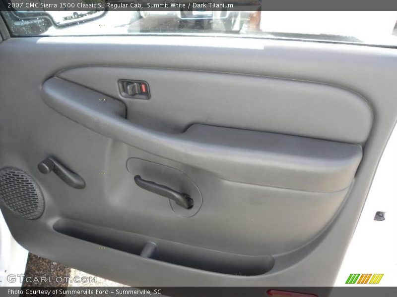 Summit White / Dark Titanium 2007 GMC Sierra 1500 Classic SL Regular Cab