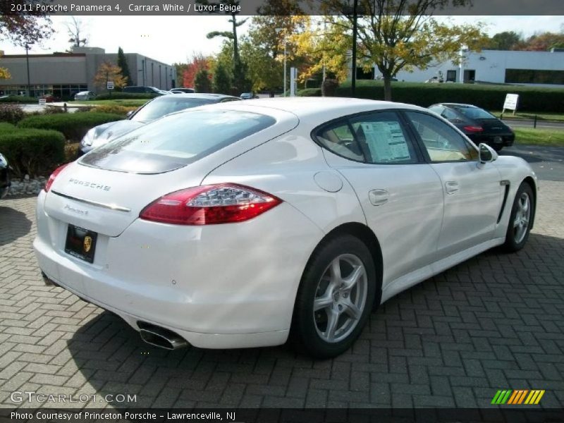 Carrara White / Luxor Beige 2011 Porsche Panamera 4