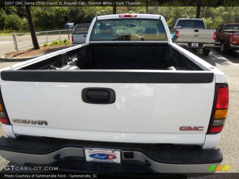 Summit White / Dark Titanium 2007 GMC Sierra 1500 Classic SL Regular Cab