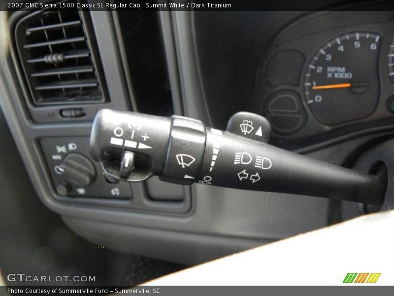 Summit White / Dark Titanium 2007 GMC Sierra 1500 Classic SL Regular Cab