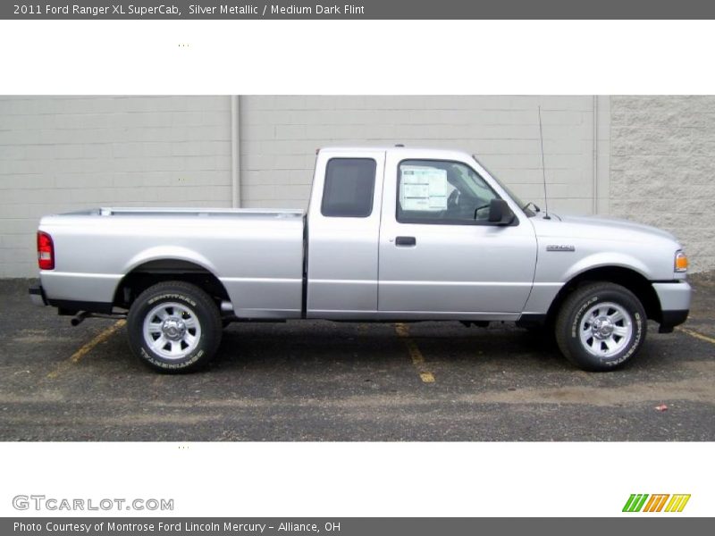 Silver Metallic / Medium Dark Flint 2011 Ford Ranger XL SuperCab